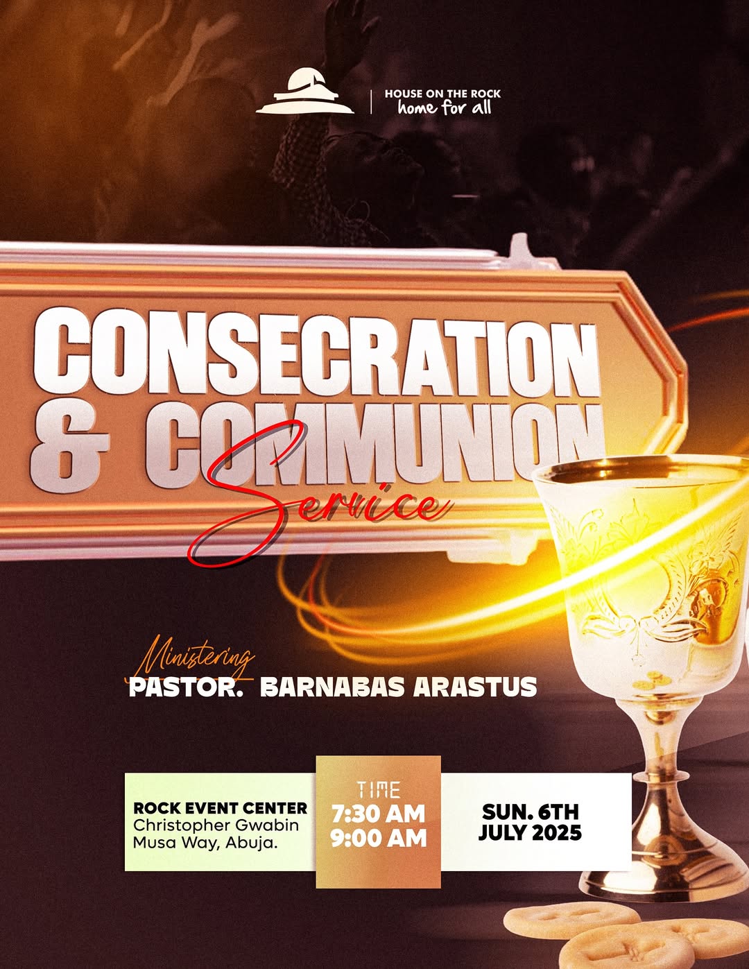 CONSECRATION SERVICE - House on the Rock, The Refuge, Abuja