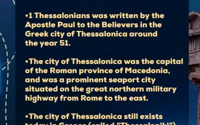 FACTS ABOUT THE THESALONIAN CHURCH -1