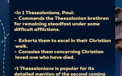 FACTS ABOUT THE THESALONIAN CHURCH -3